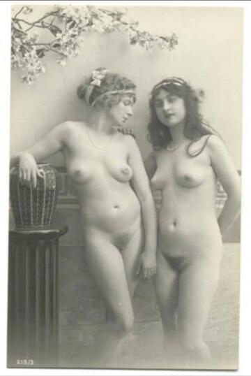 two lovely vintage nudes.