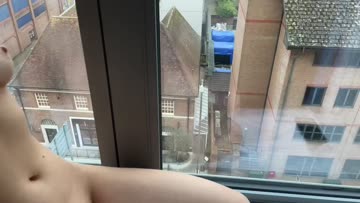 hotel window dare ✅going to be in a hotel again soon send me your dares. (f)