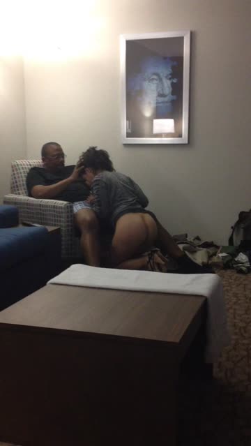 hotwife sucks cock in hotel