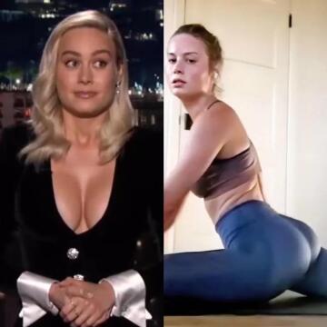 fuck i just started jerking to brie larson… no regrets at all