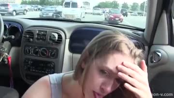 busy mall parking lot bj