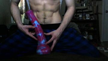 oh my god vector is just sooo big, but.... i bought the whole dildo and so help me i am going use the entire dildo.