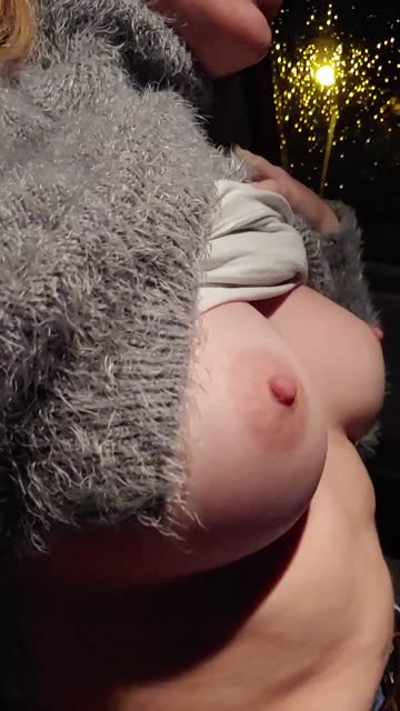 i wear more layers in the cold, but i still won't wear a bra! [oc]