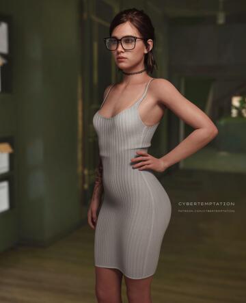 ellie - dress & glasses (cybertemptation) [the last of us part ii]