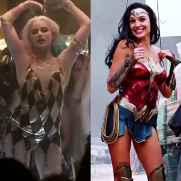 would you rather get your brains fucked out by harley quinn (margot robbie) or have a passionate love making session with wonder woman (gal gadot)