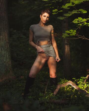 would you fuck me in the forest?