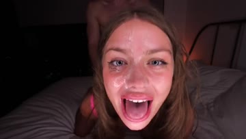 fucked with a cum covered face