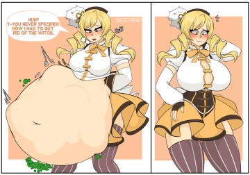 taking care of witches[f/f][digestion][artist: turnipupp]