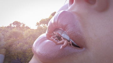 giantess vore with many tinies in her mouth
