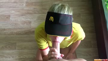 the girl from mcdonald's sucked
