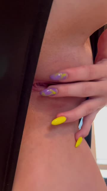 because of you, my pussy is wet! now you have to lick it