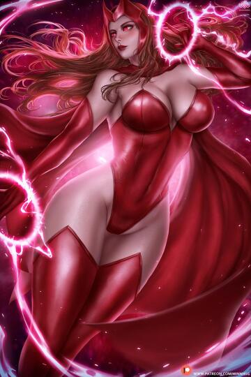 wanda the scarlet witch by minnhsg (2021)