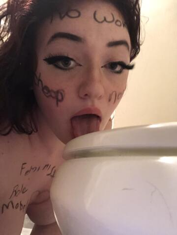 this is one of my fav pics ive been too scared to post. make me your personal toilet