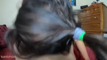 the cum had nowhere else to go