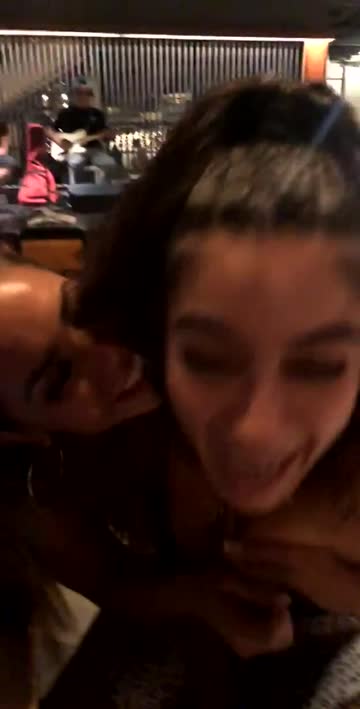 kissing tits