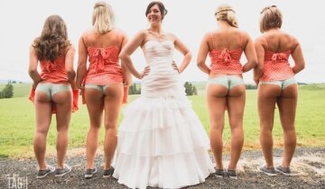 bridesmaids doing their duty