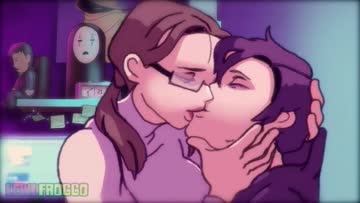 mona and travis ( lewdfroggo)