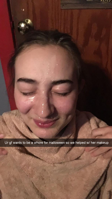 halloween whore makeup