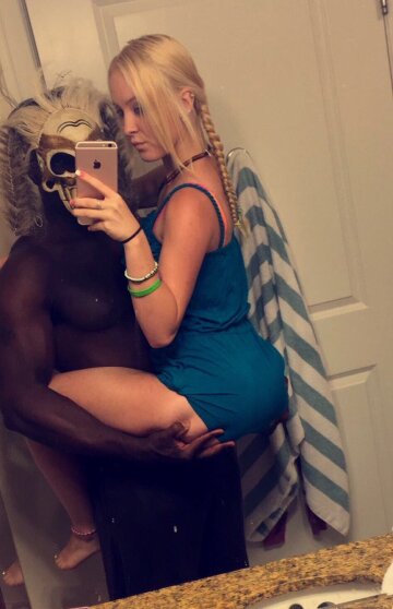should havve never let mmy gf go to that halloween party i knew there would be black guys.