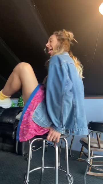 my sneaky slo-mo at the coffee shop