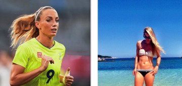 kosovare asllani - swedish soccer player