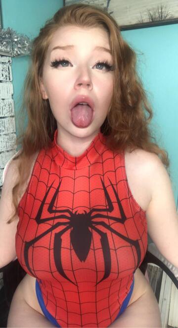 spider woman just wants some cum 😩