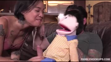 blowjob for a puppet