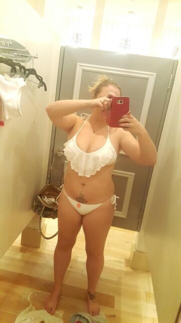 my hot slut mom trying on a bikini. upvote to see the back 🔥