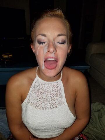 blonde facial