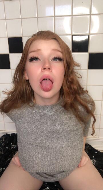 what do you think of my ahegao face? 😜