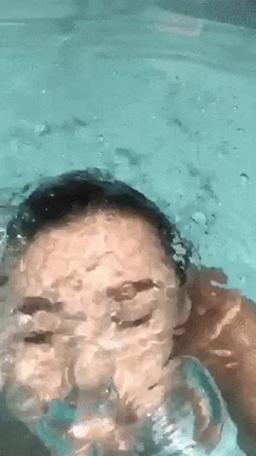 titty drop by the pool