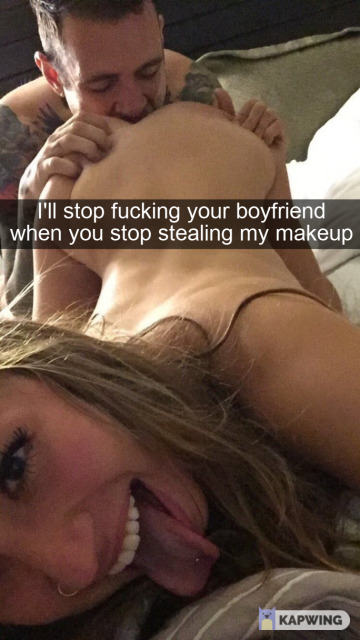 i hope she never stops stealing.