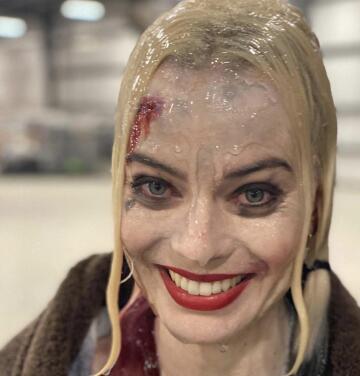 “so am i free to go now officers” harley quinn(margot robbie)