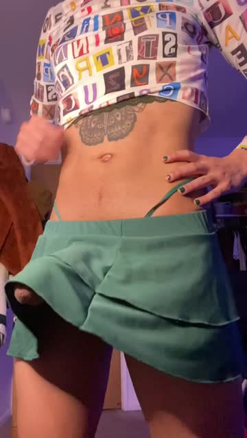 mini skirts are risky for me