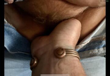 fingering my wife’s 50 year old hairy pussy at a friends 40th birthday party.