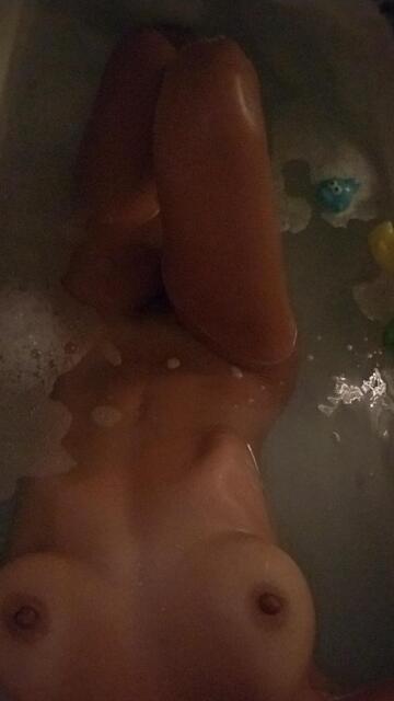 ribcage dipped in bubbles