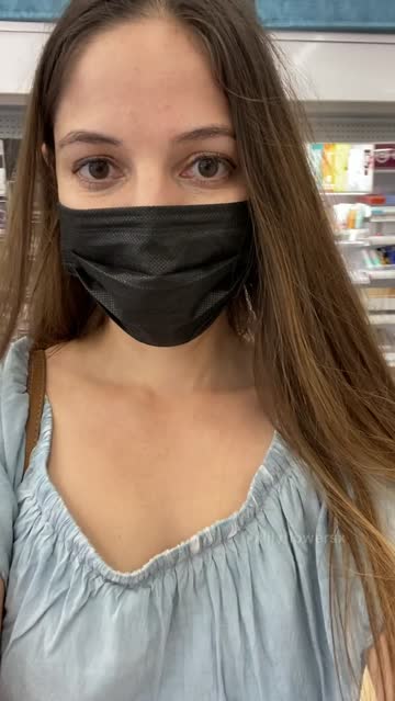 on my way to self check out