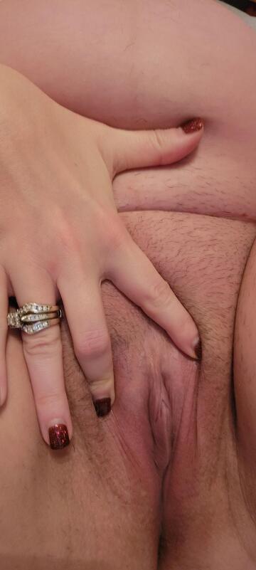 could you get past the pregnant belly and the ring?