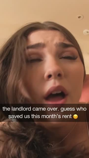 your girlfriend joked about sleeping with the landlord to get out of paying rent a few times, but you didn't think that she would really do it...