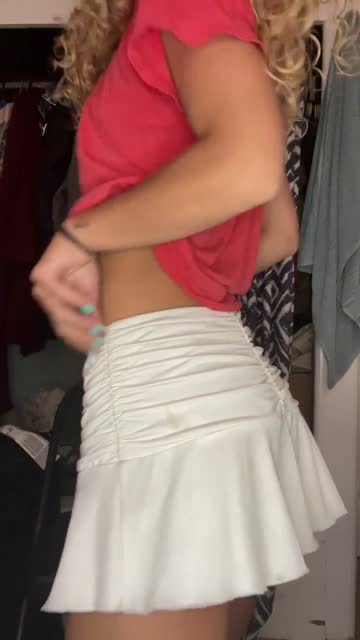 you can fuck my cute little butt in my cute little skirt