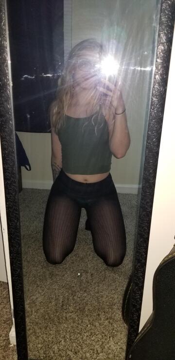 got my winter tights on to keep me warm under my pants! 😊