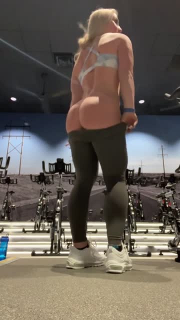 help me warm up before spin class 😛 [f]