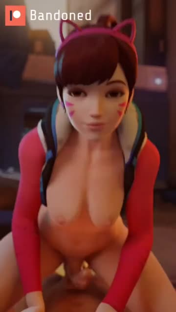 d.va riding (bandoned, randomtide) [overwatch]