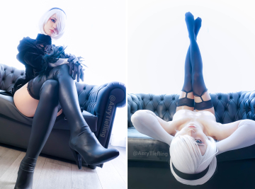 2b from nier:automata by aery tiefling [oc]