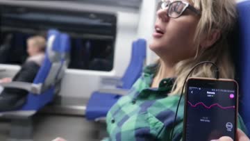 made to cum on the train