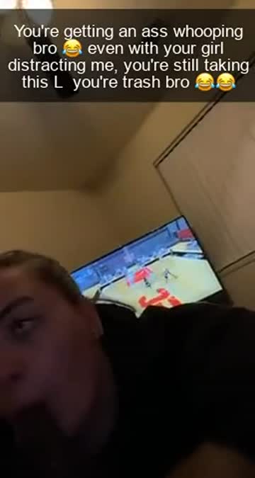 you wondered where your gf was at.. she's always so passionate and supportive when you play 2k.. she was just trying to give you an edge agaisnt your friend