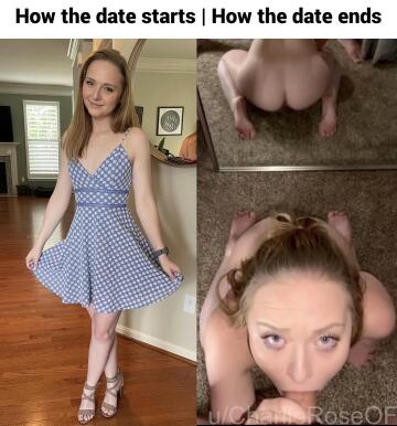 how the date starts vs how it ends