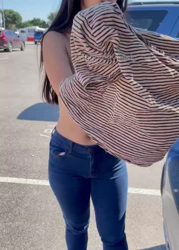 would you sneak in a quickie at the parking lot? [gif]