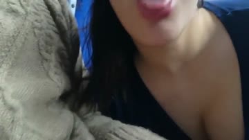 swallowing cum on the train