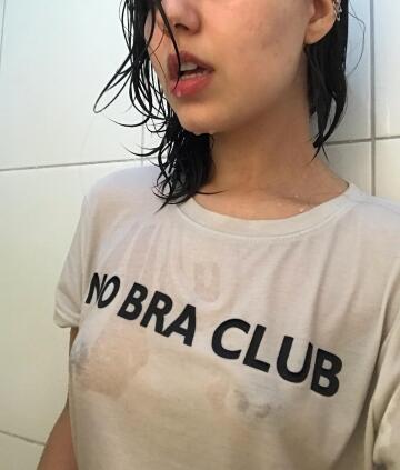 well, is taking a bath wearing t-shirt a bad idea? 🥰💦